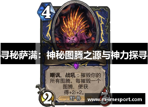 寻秘萨满：神秘图腾之源与神力探寻