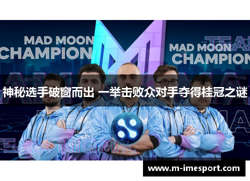 神秘选手破窗而出 一举击败众对手夺得桂冠之谜