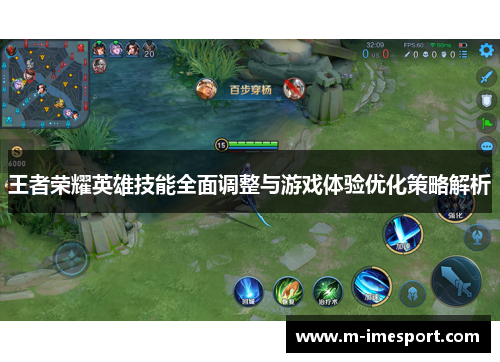 王者荣耀英雄技能全面调整与游戏体验优化策略解析